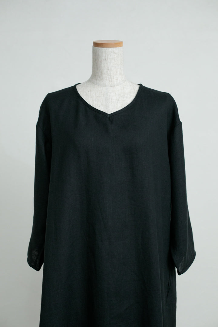 One piece three-quarter sleeve navy 