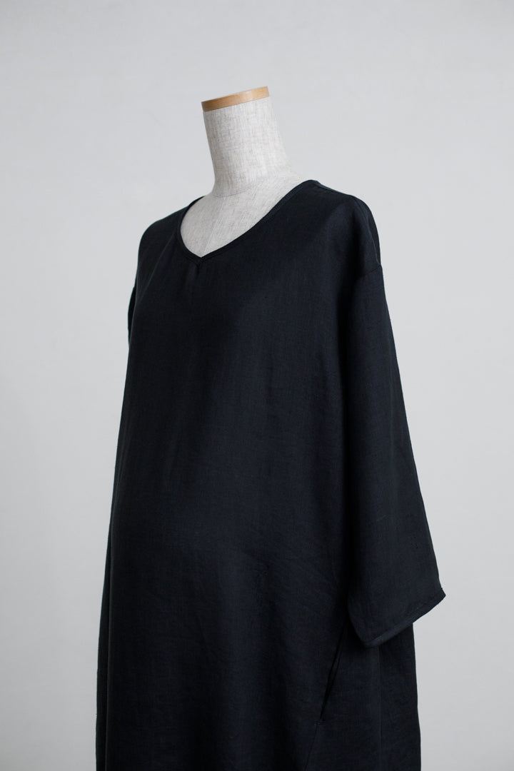 One piece three-quarter sleeve navy 