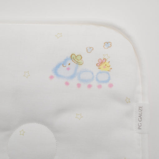 Baby Pillow Hand Drawn Train 