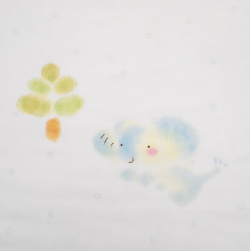 ガーゼブランケット<br>手描ジャングル