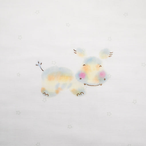 ガーゼブランケット<br>手描ジャングル