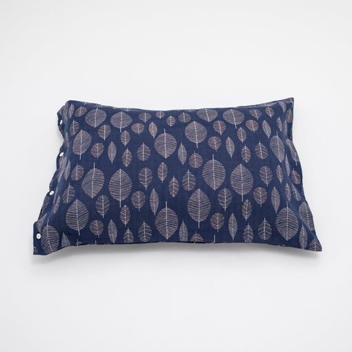 Duvet Covers and Pillow Covers<br> leaf navy 