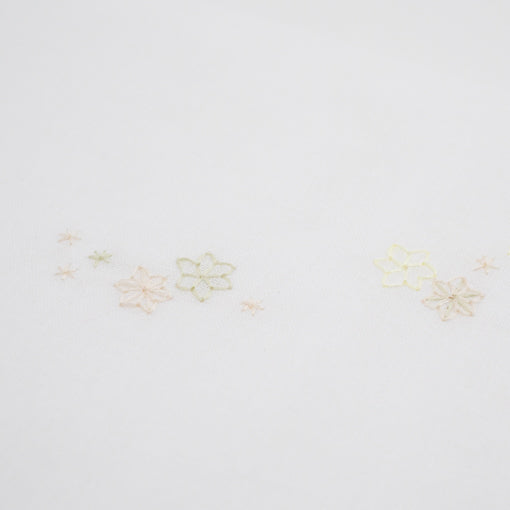 ベビーボックスシーツ<br>手刺繍　小紋